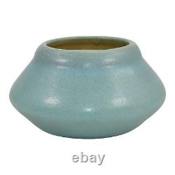 Van Briggle 1905 Vintage Arts And Crafts Pottery Light Blue Ceramic Bowl Vase 50