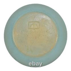 Van Briggle 1905 Vintage Arts And Crafts Pottery Light Blue Ceramic Bowl Vase 50