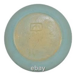 Van Briggle 1905 Vintage Arts And Crafts Pottery Light Blue Ceramic Bowl Vase 50