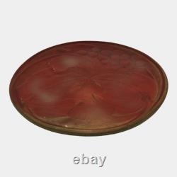 Van Briggle 1907-12 Vintage Arts And Crafts Pottery Red Grapes Ceramic Plate 15