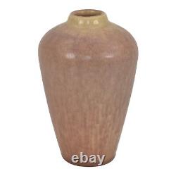 Van Briggle 1907-12 Vintage Arts And Crafts Pottery Tan Rose Ceramic Vase 417