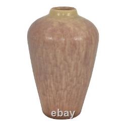 Van Briggle 1907-12 Vintage Arts And Crafts Pottery Tan Rose Ceramic Vase 417