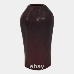 Van Briggle 1910s Vintage Arts And Crafts Pottery Mulberry Ceramic Vase 833