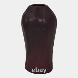 Van Briggle 1910s Vintage Arts And Crafts Pottery Mulberry Ceramic Vase 833