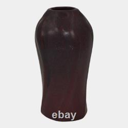 Van Briggle 1910s Vintage Arts And Crafts Pottery Mulberry Ceramic Vase 833