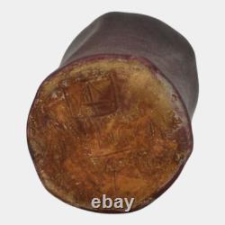 Van Briggle 1910s Vintage Arts And Crafts Pottery Mulberry Ceramic Vase 833