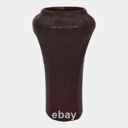 Van Briggle 1920 Vintage Arts And Crafts Pottery Mulberry Poppies Vase 601