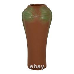 Van Briggle 1920s Arts And Crafts Pottery Dragonfly Brown Ceramic Vase 792