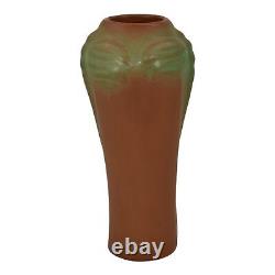 Van Briggle 1920s Arts And Crafts Pottery Dragonfly Brown Ceramic Vase 792