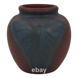 Van Briggle 1920s Arts And Crafts Pottery Mulberry Butterfly Ceramic Vase 688