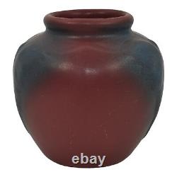 Van Briggle 1920s Arts And Crafts Pottery Mulberry Butterfly Ceramic Vase 688