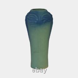 Van Briggle 1920s Vintage Arts And Crafts Pottery Blue Dragonfly Vase 792