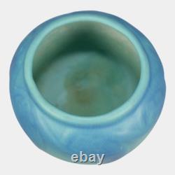 Van Briggle 1920s Vintage Arts And Crafts Pottery Blue Spiderwort Vase 695