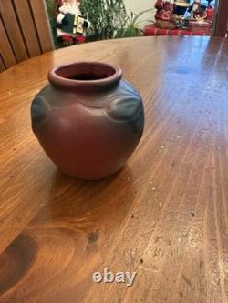 Van Briggle 1920s Vintage Arts And Crafts Pottery Mulberry Butterfly Vase 688