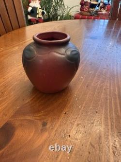 Van Briggle 1920s Vintage Arts And Crafts Pottery Mulberry Butterfly Vase 688