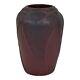 Van Briggle 1920s Vintage Arts And Crafts Pottery Mulberry Ceramic Leaf Vase 859