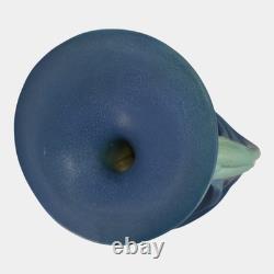 Van Briggle 1920s Vintage Arts and Crafts Lady of the Lily Blue Pottery Vase