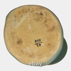 Van Briggle 1920s Vintage Arts and Crafts Lady of the Lily Blue Pottery Vase