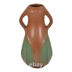 Van Briggle 1922-26 USA Arts And Crafts Pottery Brown Green Ceramic Vase 860