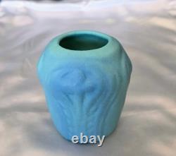 Van Briggle 4 Crosses, Turqoise Window Sill, Table, Cabinet Vase, Older Version