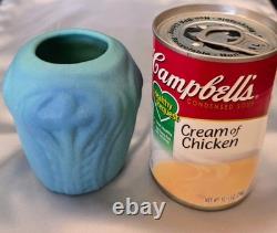 Van Briggle 4 Crosses, Turqoise Window Sill, Table, Cabinet Vase, Older Version