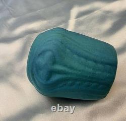 Van Briggle 4 Crosses, Turqoise Window Sill, Table, Cabinet Vase, Older Version