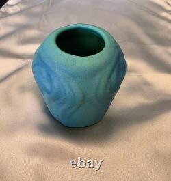 Van Briggle 4 Crosses, Turqoise Window Sill, Table, Cabinet Vase, Older Version