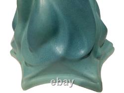 Van Briggle Art Pottery 17 Floor Vase Three Graces in Turquoise Blue Mist Rare