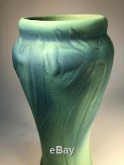 Van Briggle Early Daffodil Tall Vase Vintage Arts and Crafts Old Pottery Vase