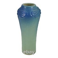 Van Briggle Late Teens Vintage Arts And Crafts Pottery Blue Dragonfly Vase 792