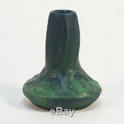 Van Briggle Pottery 1902 vase shape 105 Arts & Crafts matte green blue bi color