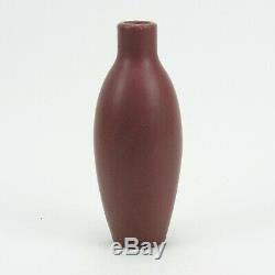 Van Briggle Pottery 1905 mulberry red plain vase shape 300 Arts & Crafts