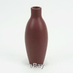 Van Briggle Pottery 1905 mulberry red plain vase shape 300 Arts & Crafts