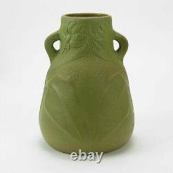 Van Briggle Pottery 1905 vase shape 49 Arts & Crafts matte green olive