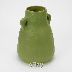 Van Briggle Pottery 1905 vase shape 49 Arts & Crafts matte green olive