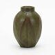 Van Briggle Pottery 1906-07 Vase Shape 472 Arts & Crafts Matte Green Red Clay