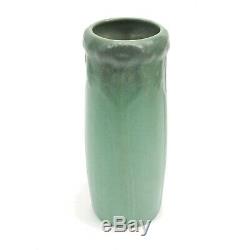 Van Briggle Pottery 1915 vase shape 135 Arts & Crafts matte blue green vase