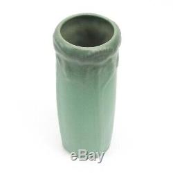 Van Briggle Pottery 1915 vase shape 135 Arts & Crafts matte blue green vase