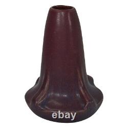 Van Briggle Pottery 1916 Mulberry Buttressed Arts and Crafts Vase Shape 806