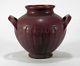 Van Briggle Pottery 1917 Arts & Crafts Mulberry Red 2 Handle Arrowhead Vase