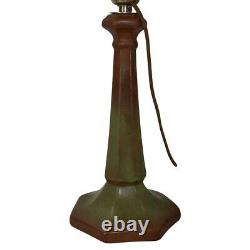 Van Briggle Pottery 1920s Mountain Crag Brown Green Arts and Crafts Lamp Shade