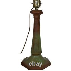 Van Briggle Pottery 1920s Mountain Crag Brown Green Arts and Crafts Lamp Shade