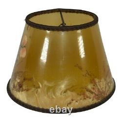 Van Briggle Pottery 1920s Mountain Crag Brown Green Arts and Crafts Lamp Shade