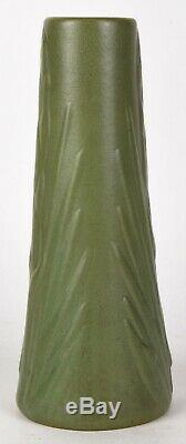 Van Briggle Pottery Arts And Crafts 13 Tall Vase With Yucca Dated 1906
