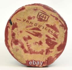 Van Briggle Pottery Arts & Crafts 14 Yucca Vase, Mulberry Red