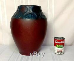 Van Briggle Pottery, Arts & Crafts Design, Monumental Floor Vase, Mulberry, Nice