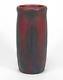 Van Briggle Pottery Arts & Crafts Mulberry Red Blue Leaf & Flower Vase Shape 661
