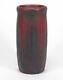 Van Briggle Pottery Arts & Crafts Mulberry Red Blue Leaf & Flower Vase Shape 661