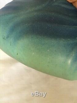 Van Briggle Pottery Arts and Crafts Bowl / Centerpiece / Vase / Planter Blue