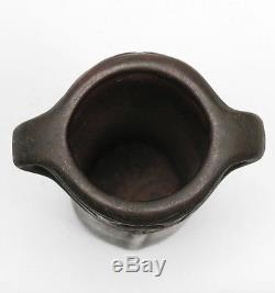 Van Briggle Pottery copper clad 1907-'12 vase shape 521 Arts & Crafts red clay